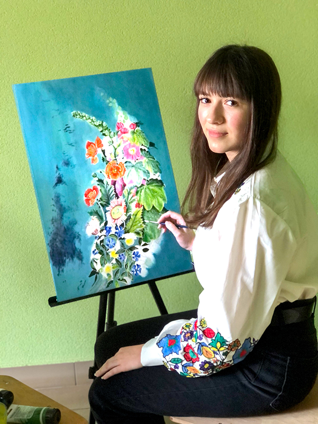 Ukraine-Ternopil-Mariya-painting-art-smile-success-2023